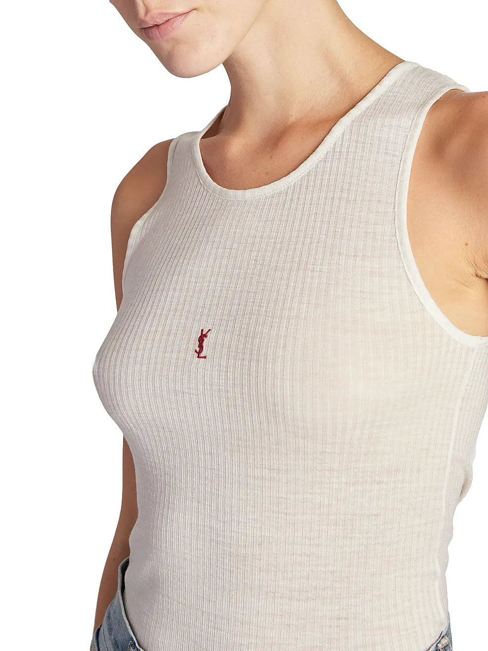 Saint Laurent Cassandre Tank Top