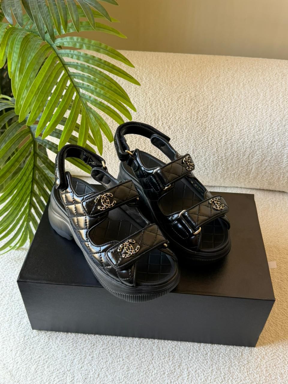 Chanel Sandals - Shiny calfskin - Image 4