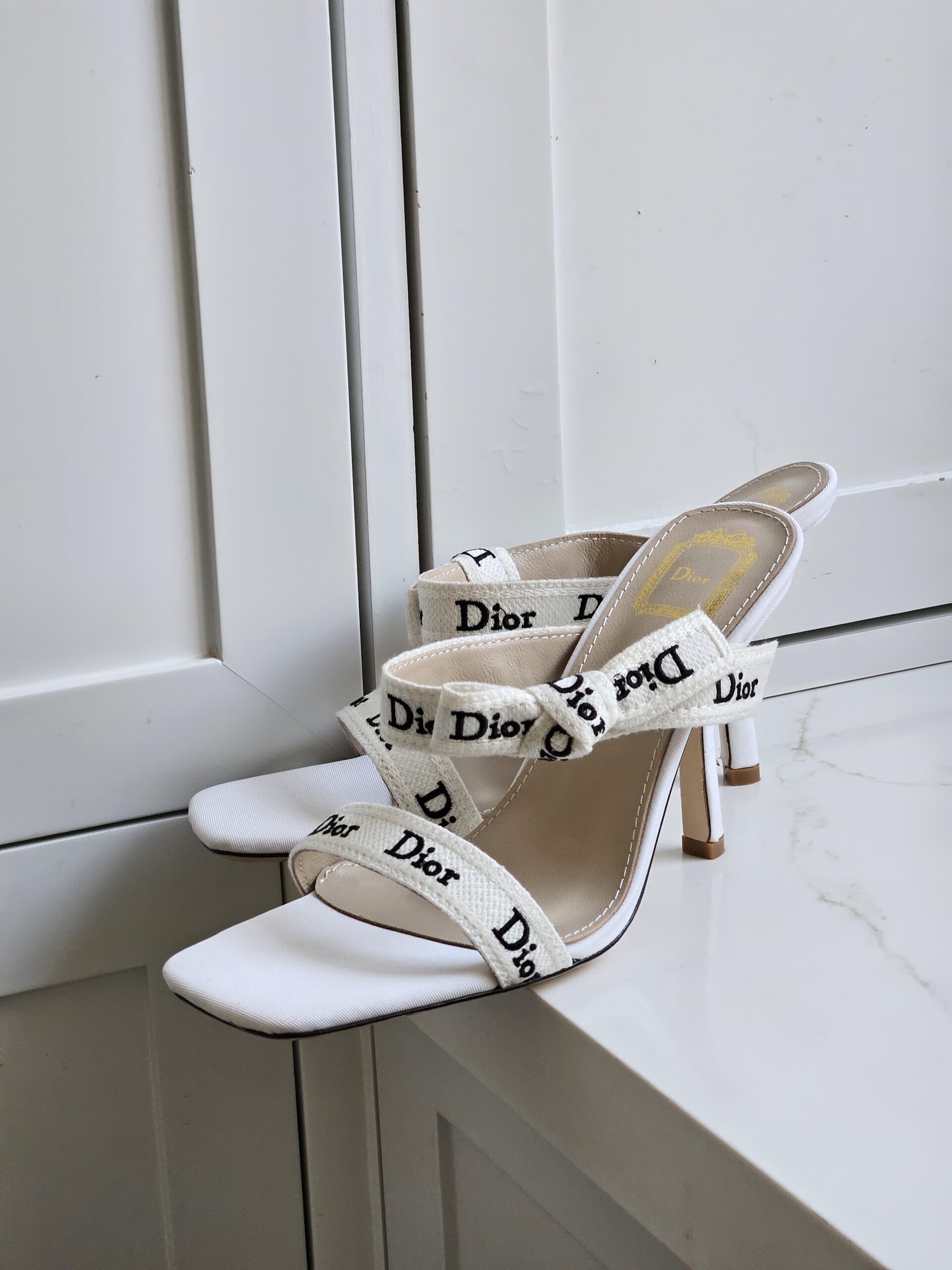 Dior Heeled Sandal with J'Adior Straps - Image 5