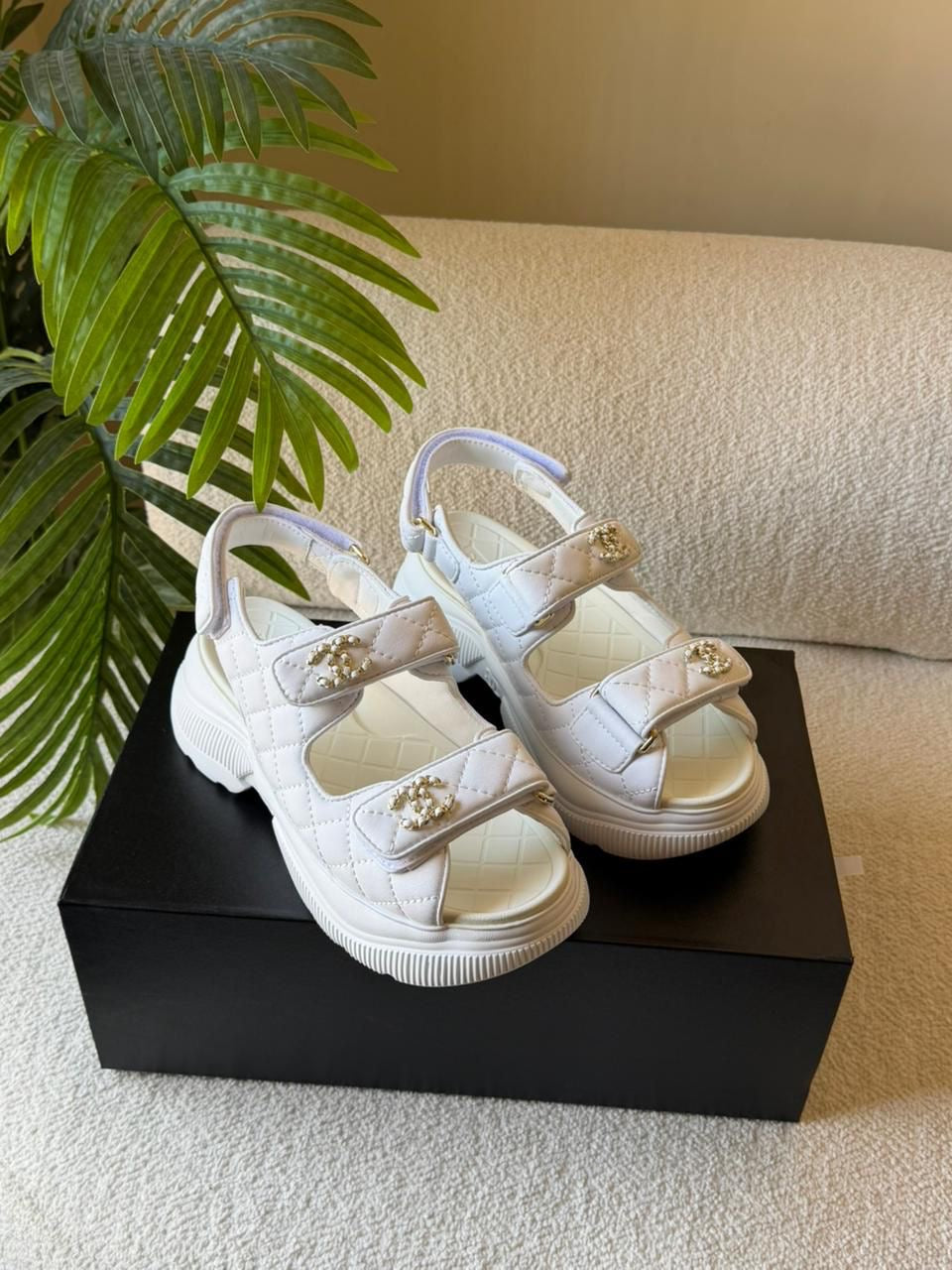 Chanel Sandals - Shiny calfskin