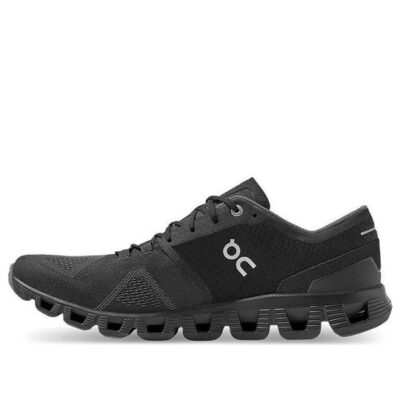 On Running Cloud X Black Asphalt Grey