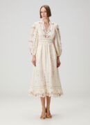 Zimmermann Multi Linen Patience Midi Dress