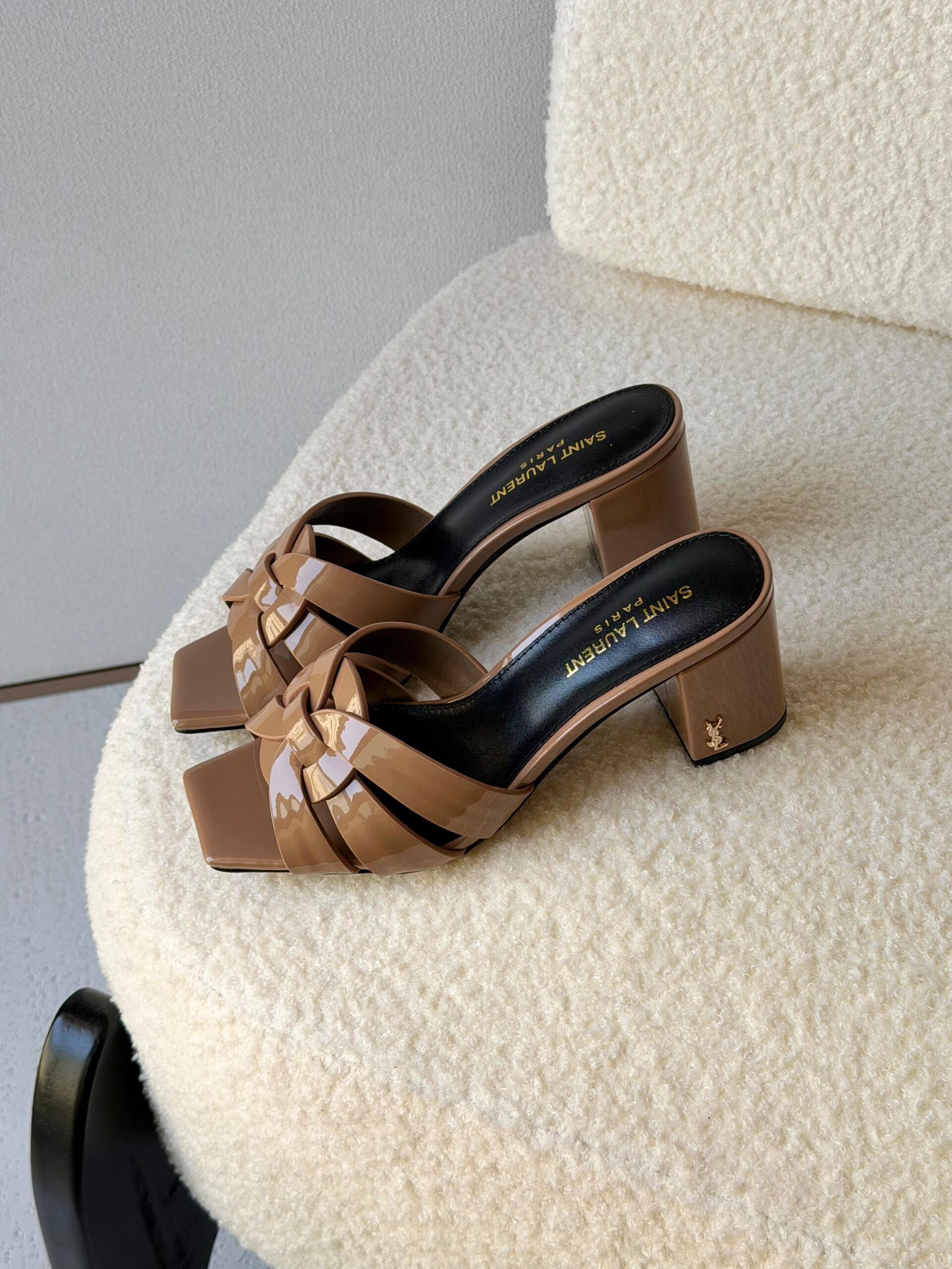 Saint Laurent Tribute Sandals - Image 12