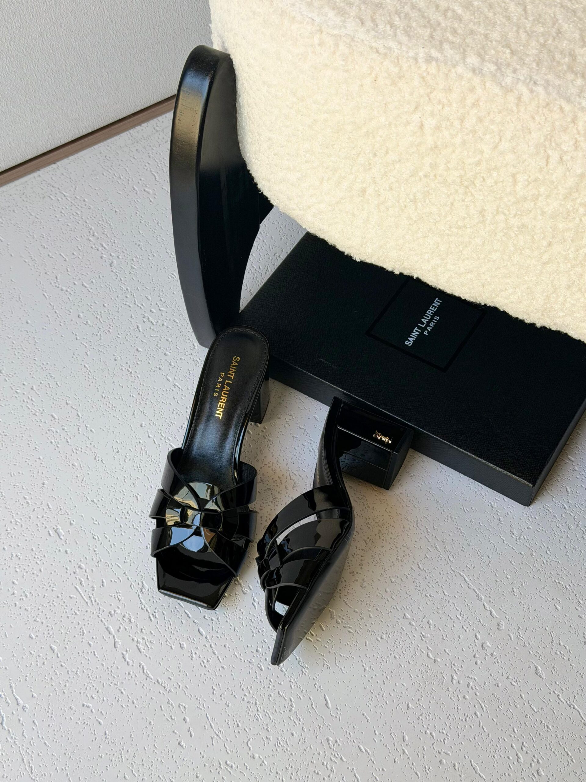 Saint Laurent Tribute Sandals - Image 10