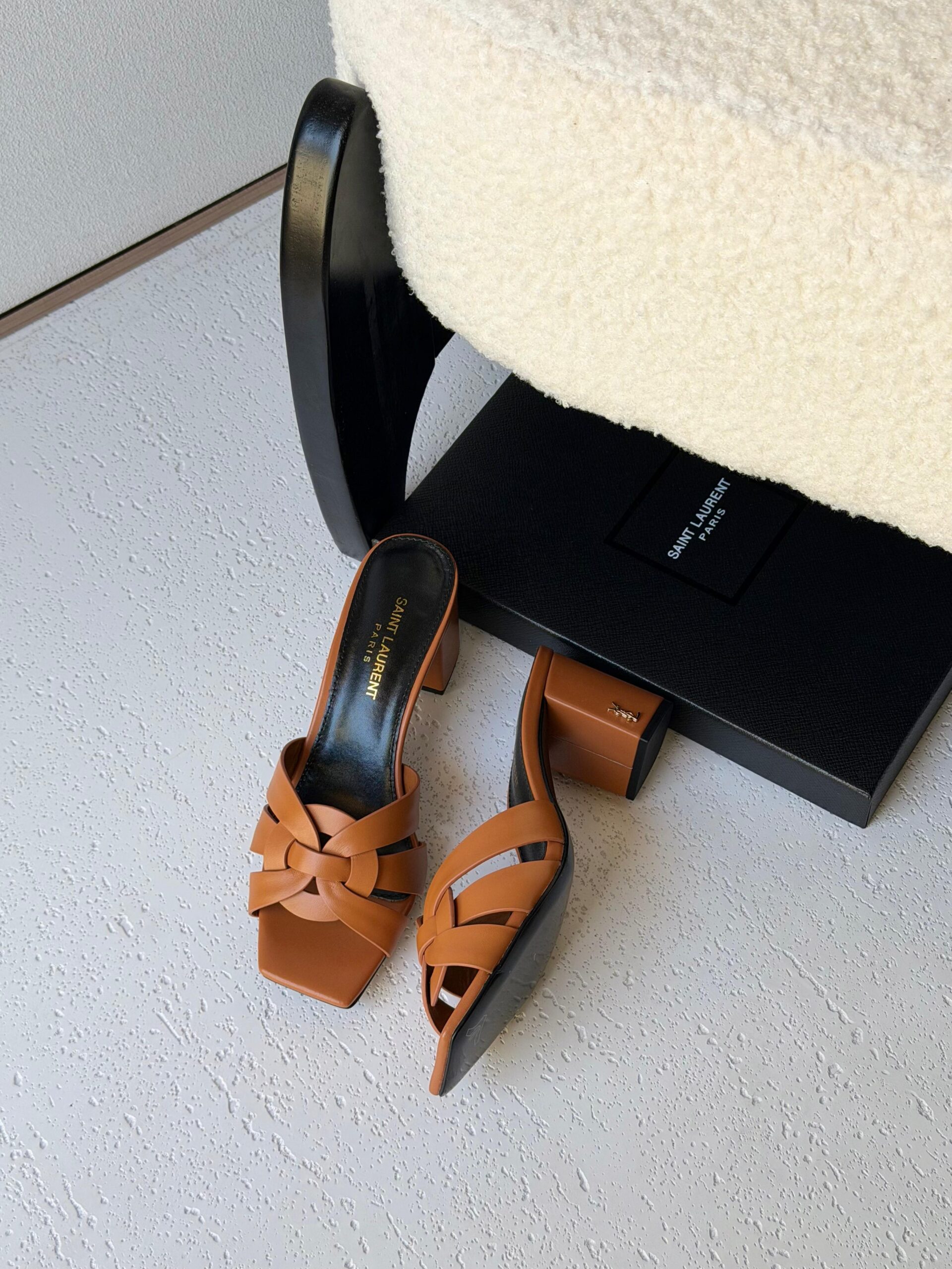Saint Laurent Tribute Sandals - Image 4