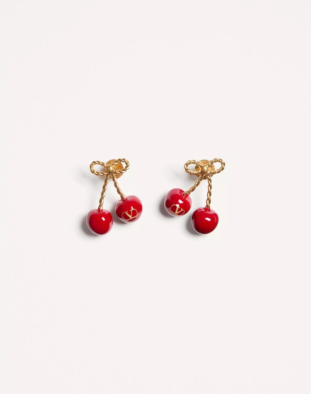 Valentino Garavani cherry-motif Necklace & Earrings - Image 5