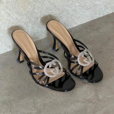 Gucci crystal Interlocking