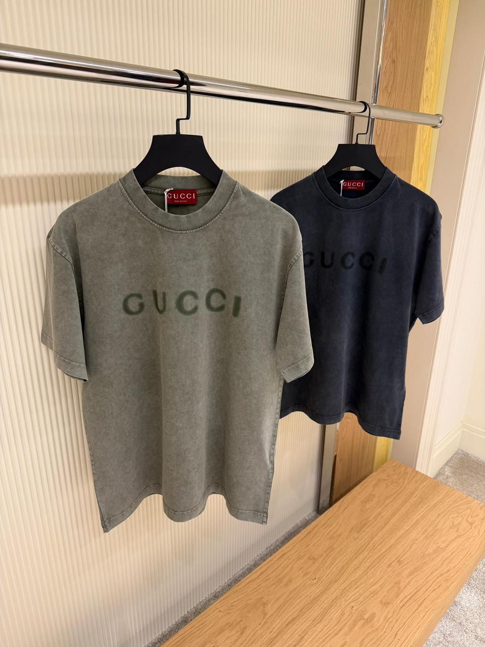 Gucci Distressed logo cotton T-shirt - Image 2