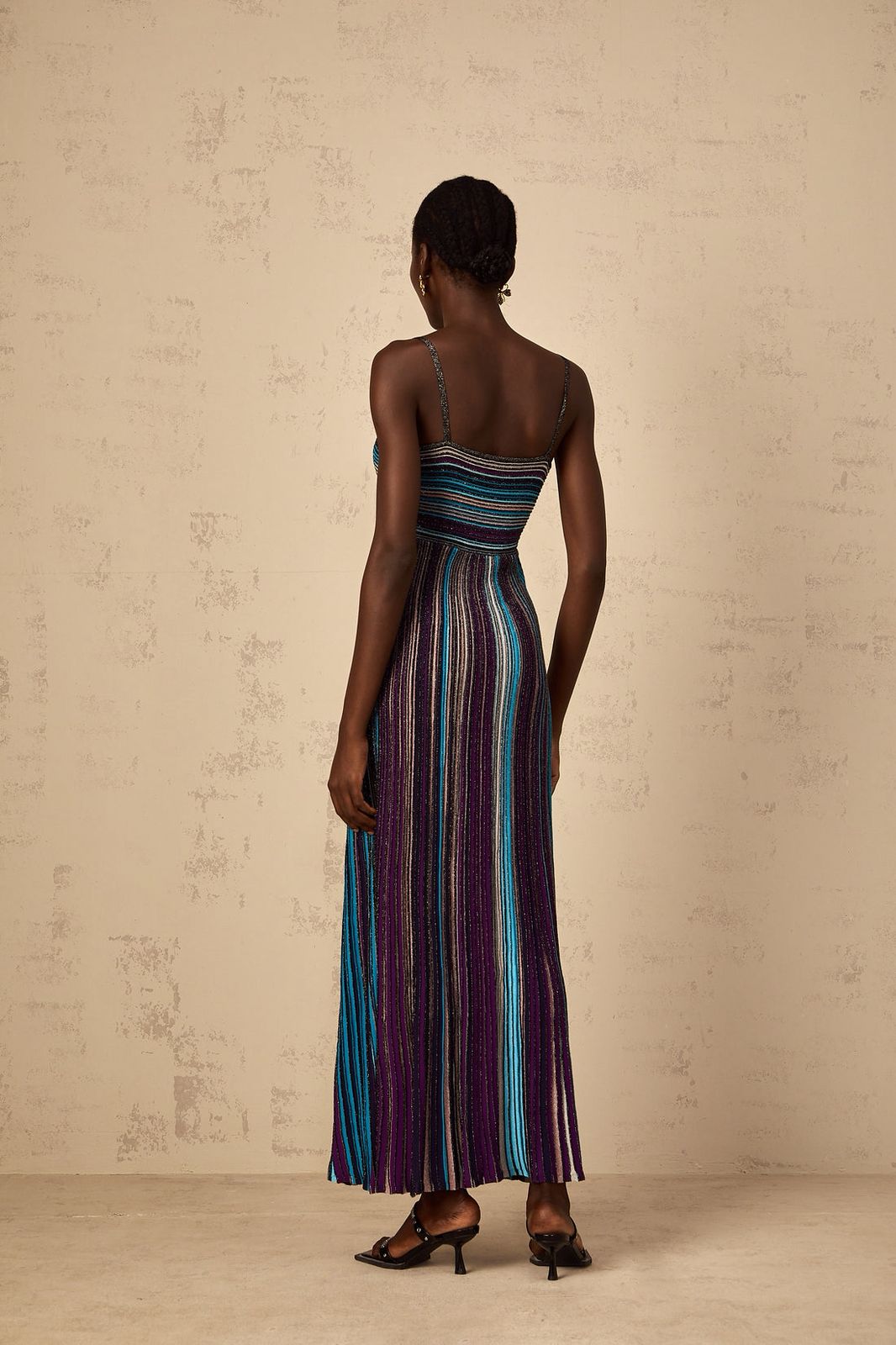 Missoni Blue Sequin-embellished Sleeveless Maxi dress - Image 3