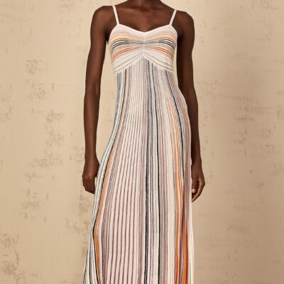 Missoni Blue Sequin-embellished Sleeveless Maxi dress