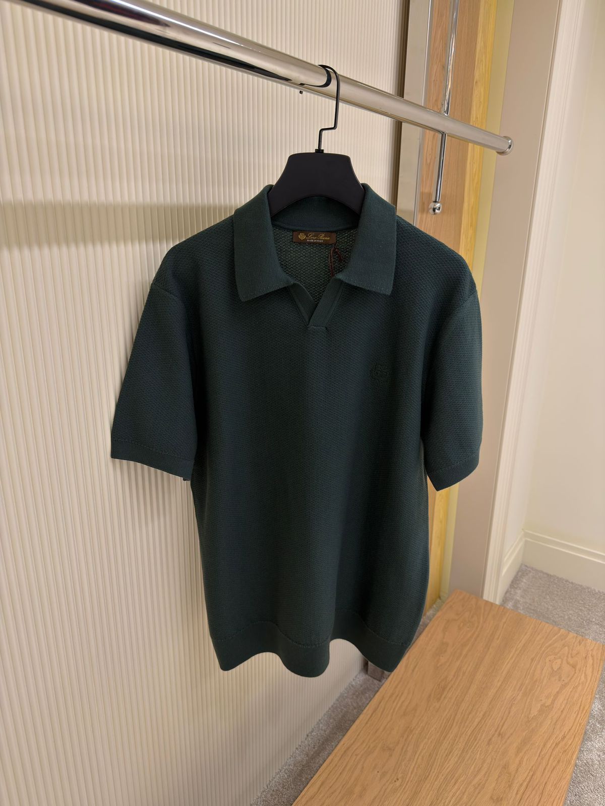 Loro Piana Silk And Linen-Blend Polo-Shirt - Image 6