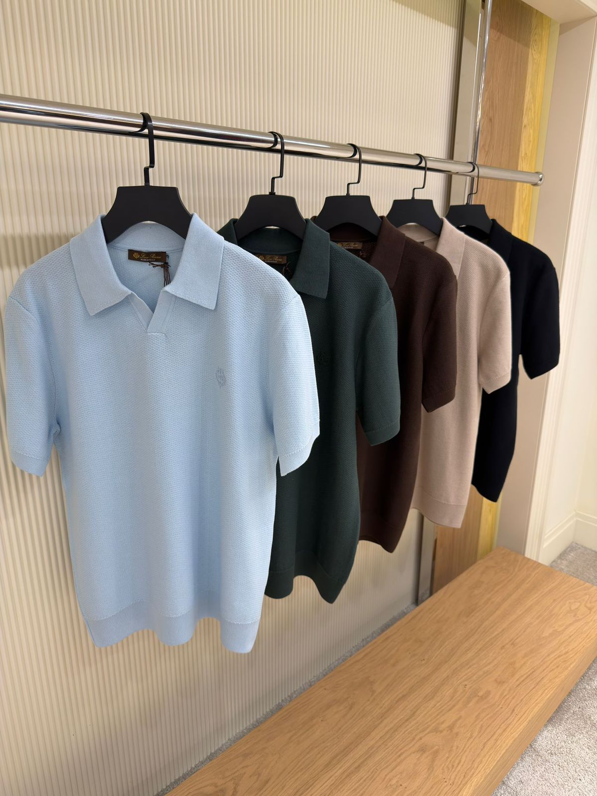 Loro Piana Silk And Linen-Blend Polo-Shirt - Image 3