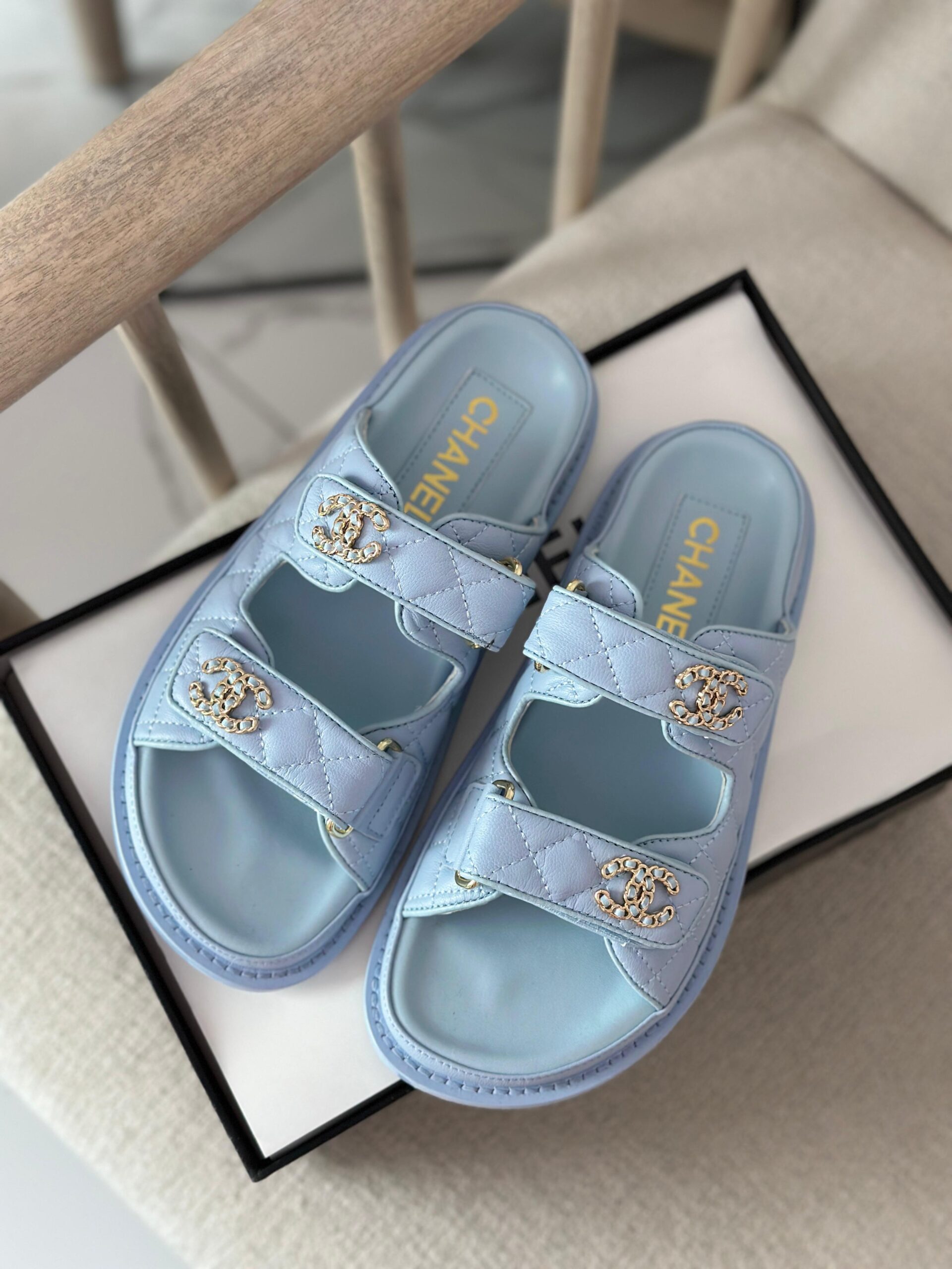 Chanel Lambskin sandals