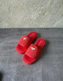 Prada Crochet Flatform Slides