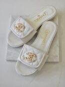 Chanel Lambskin Quilted Turnlock Flat