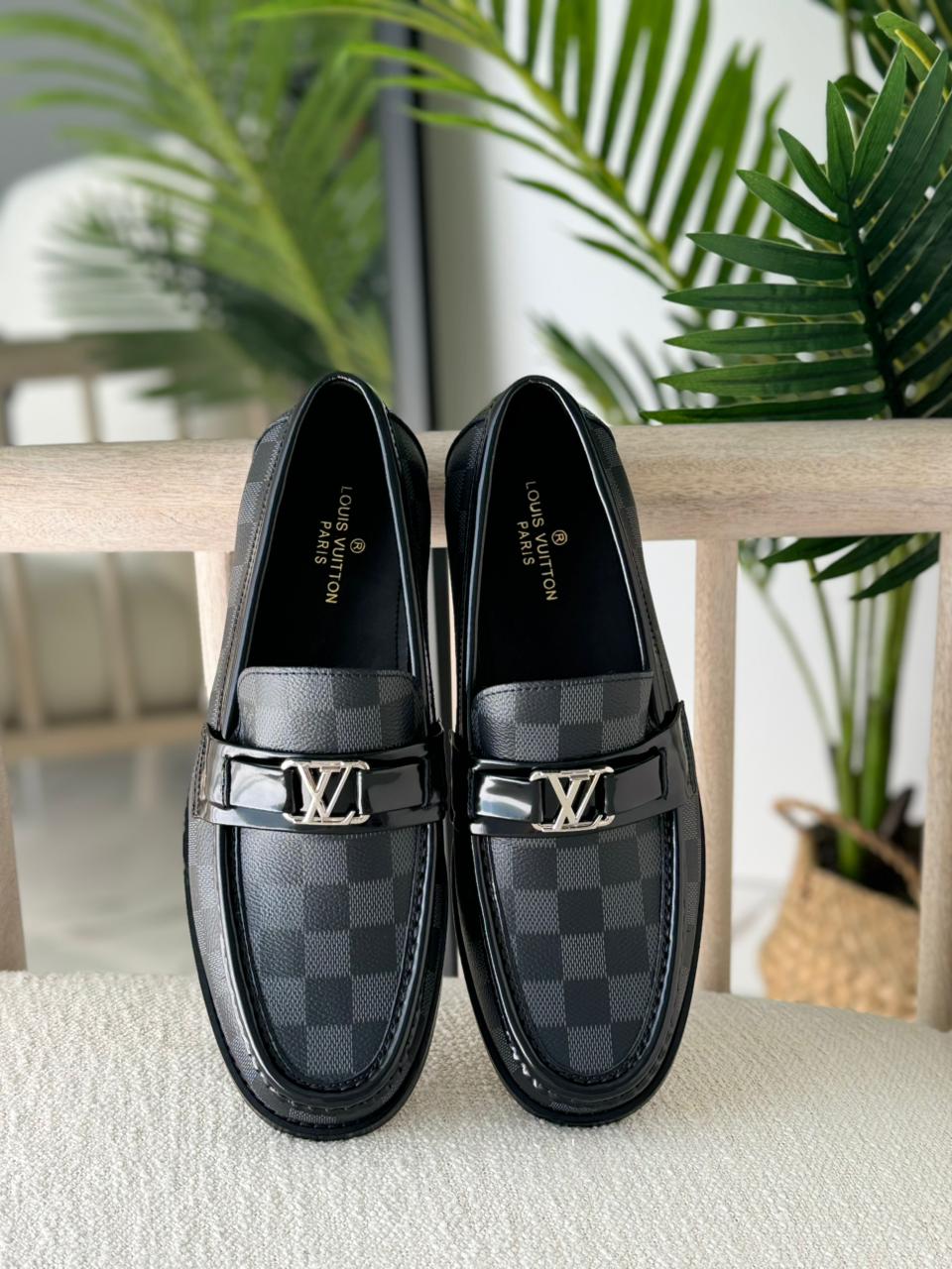 Louis Vuitton Damier Graphite Major loafers - Image 2