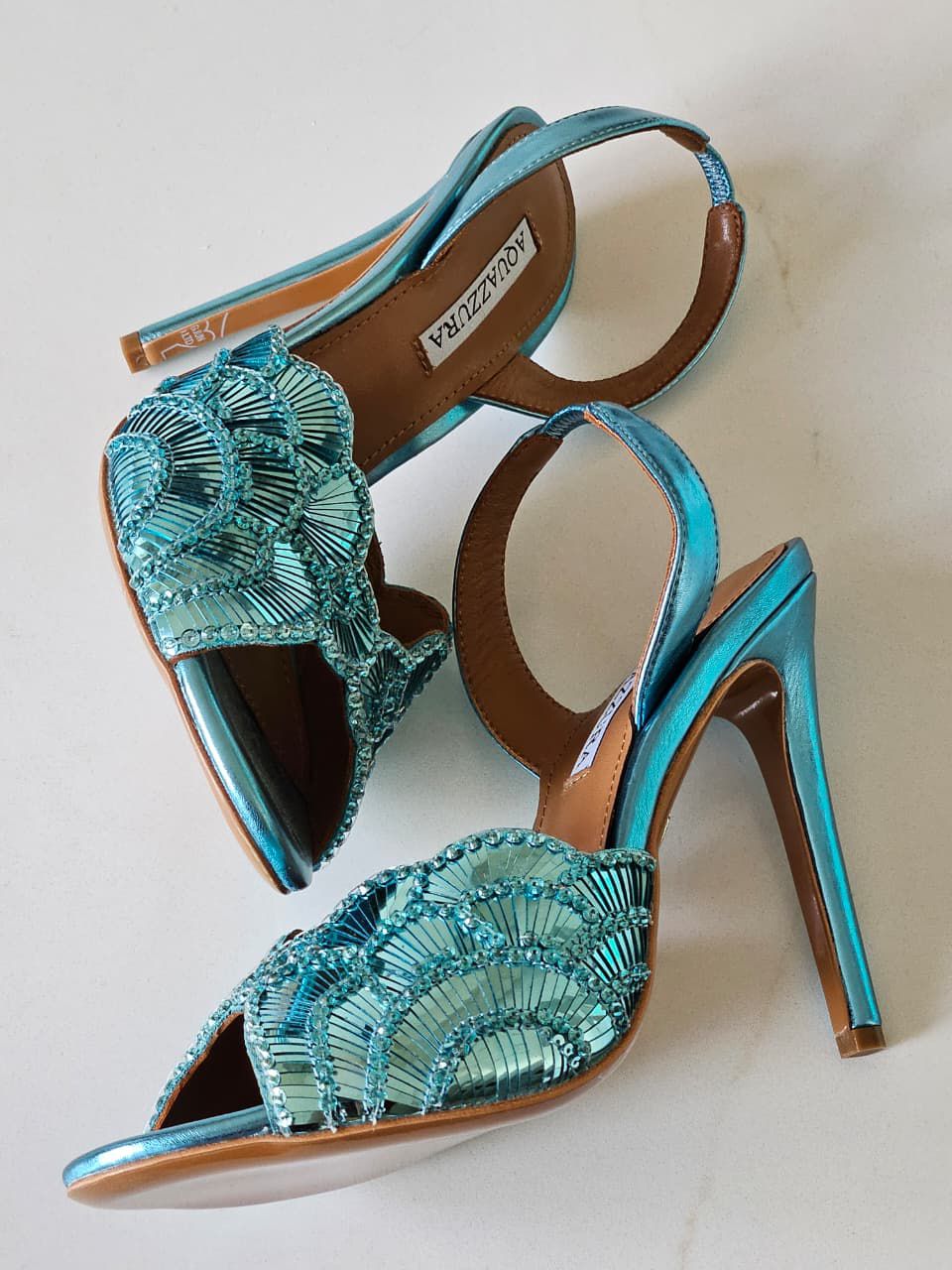 Aquazzura Soir 105 Sandals - Image 8