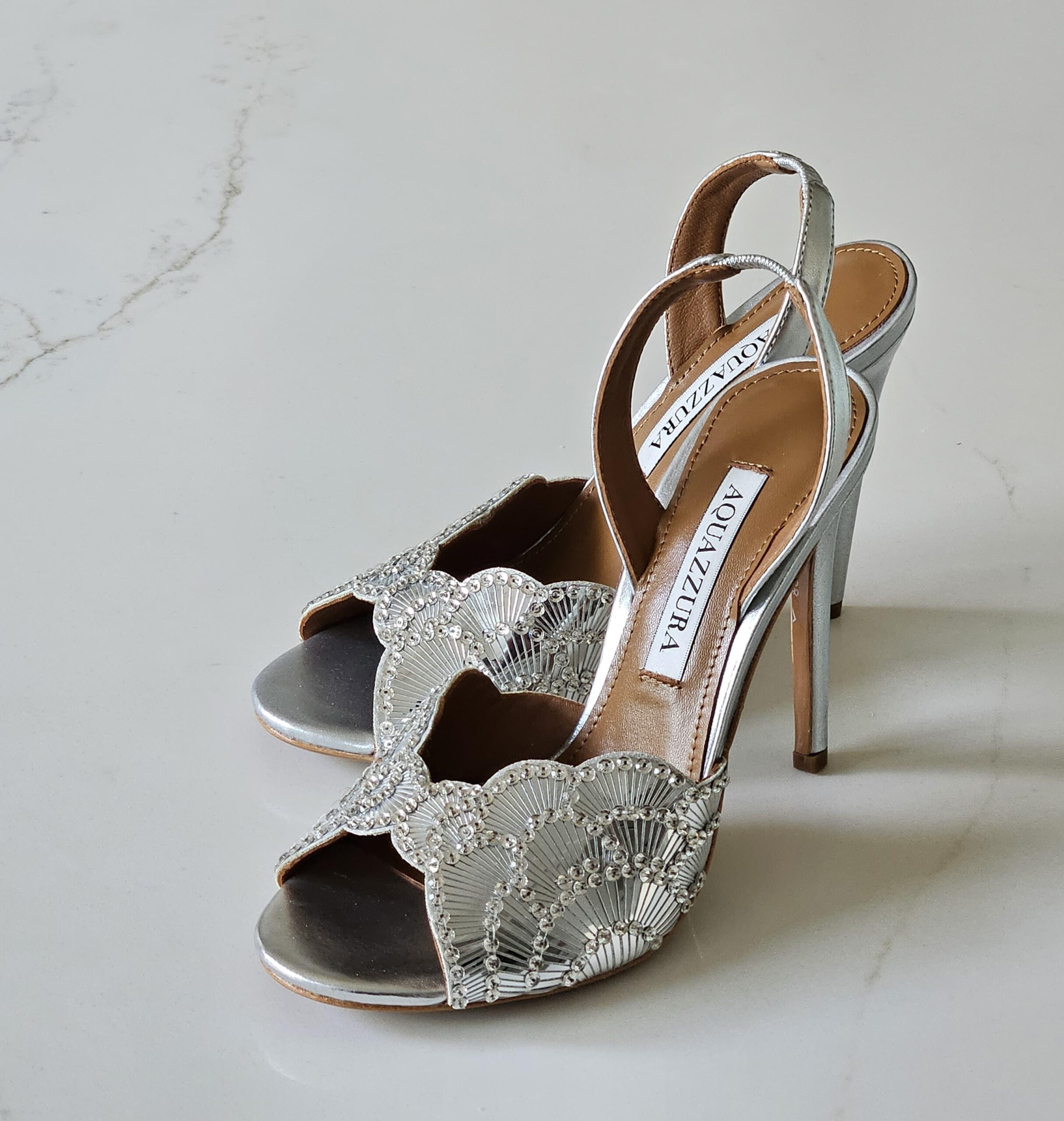 Aquazzura Soir 105 Sandals - Image 4