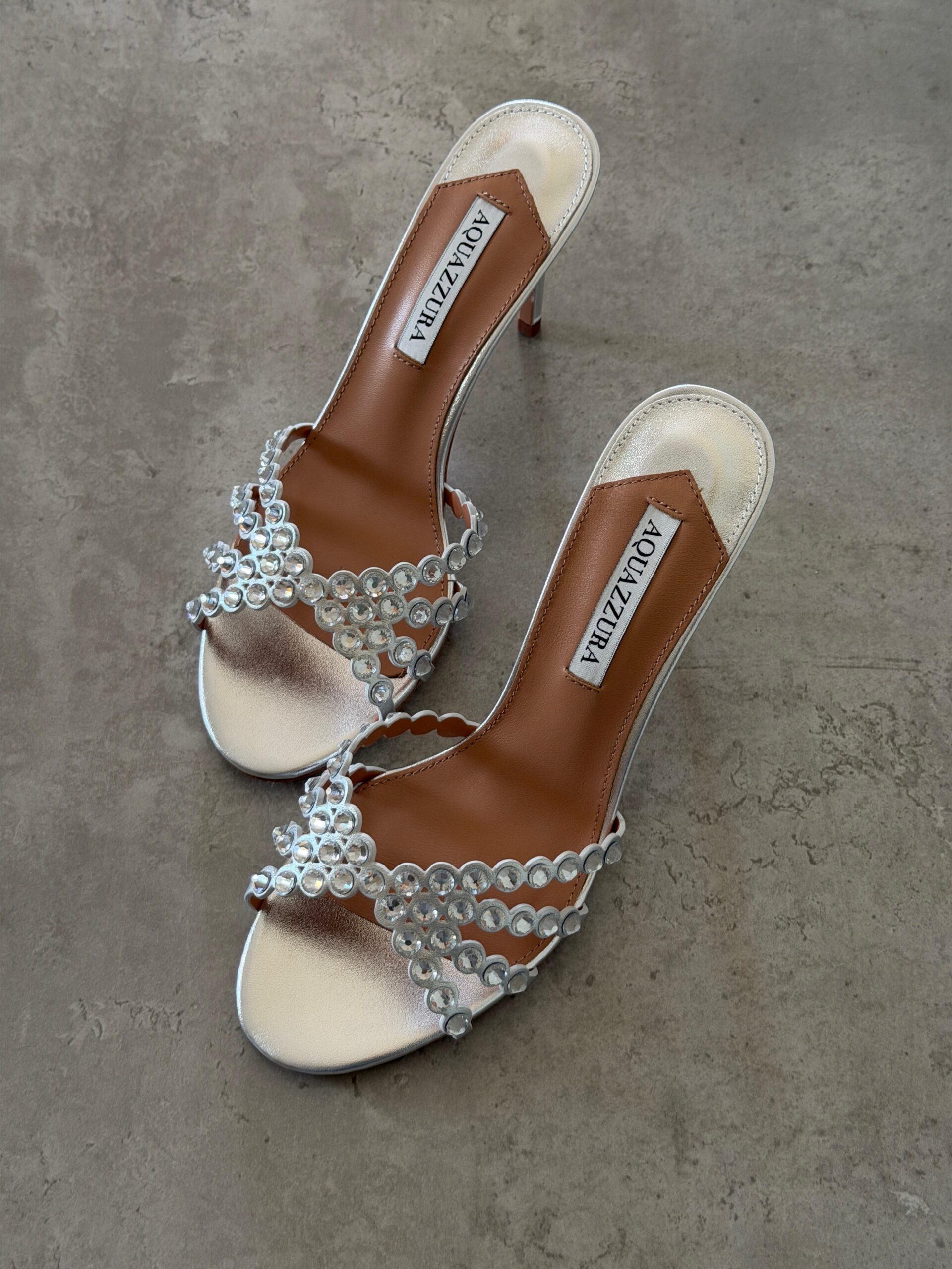 Aquazzura Tequila Crystal embellished sandals - Image 2