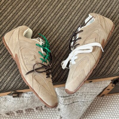 Miu Miu x New Balance 530 SL suede sneakers