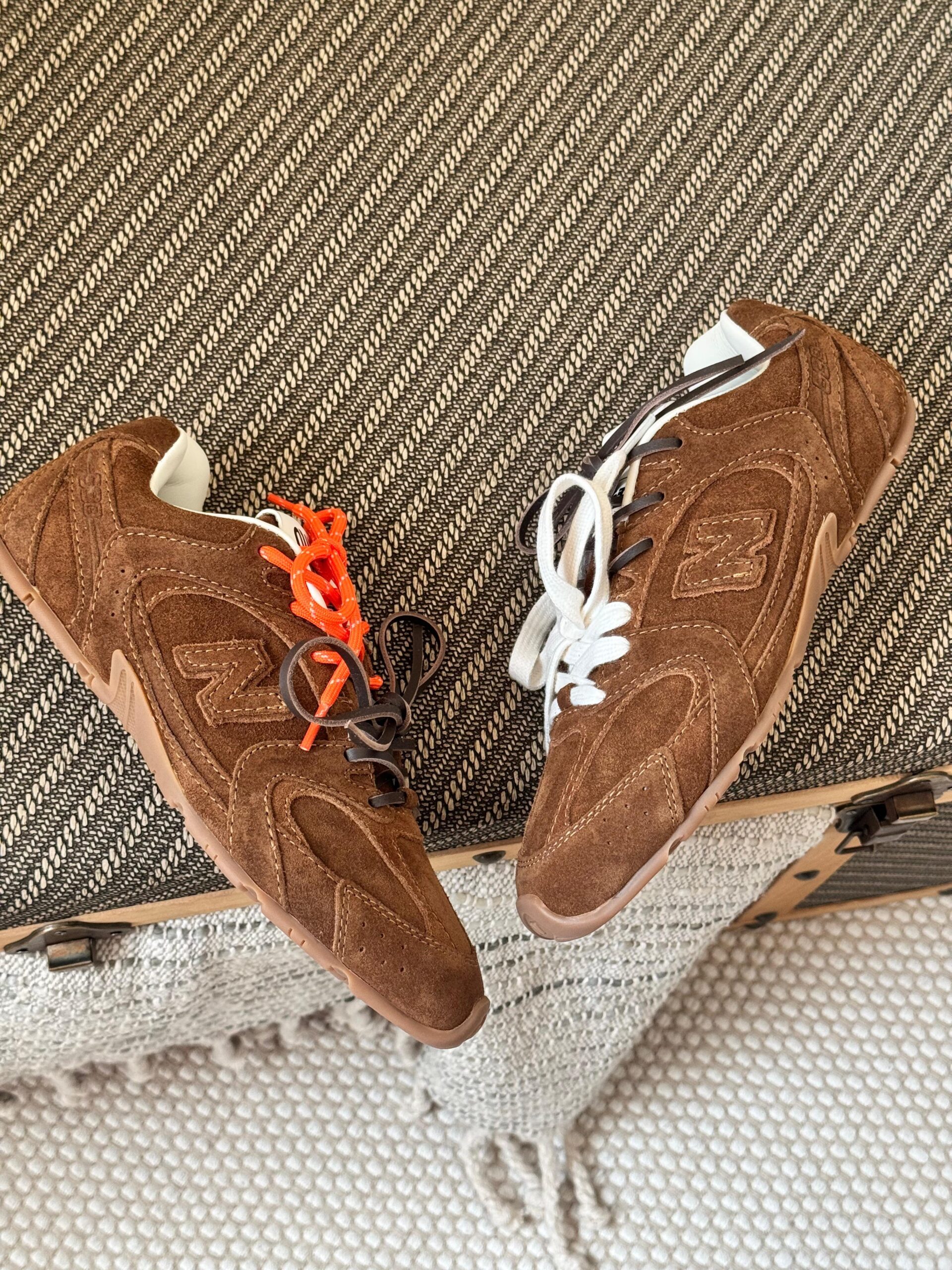 Miu Miu x New Balance 530 SL suede sneakers - Image 2