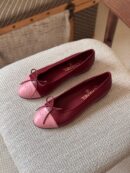 Chanel Ballet flats - Lambskin, burgundy & pink