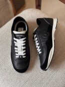 Chanel Trainers in Fabric and Embossed Suede Calfskin