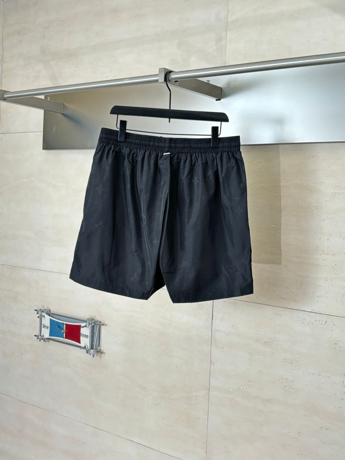 Louis Vuitton Monogram Moire Jacquard Silk Shorts - Image 9