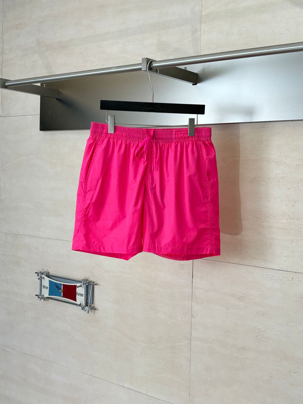 Louis Vuitton Monogram Moire Jacquard Silk Shorts - Image 5