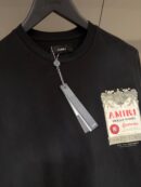 AMIRI Black Cotton Chateau Stamp T-Shirt