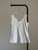Chanel White Knit Tank Top
