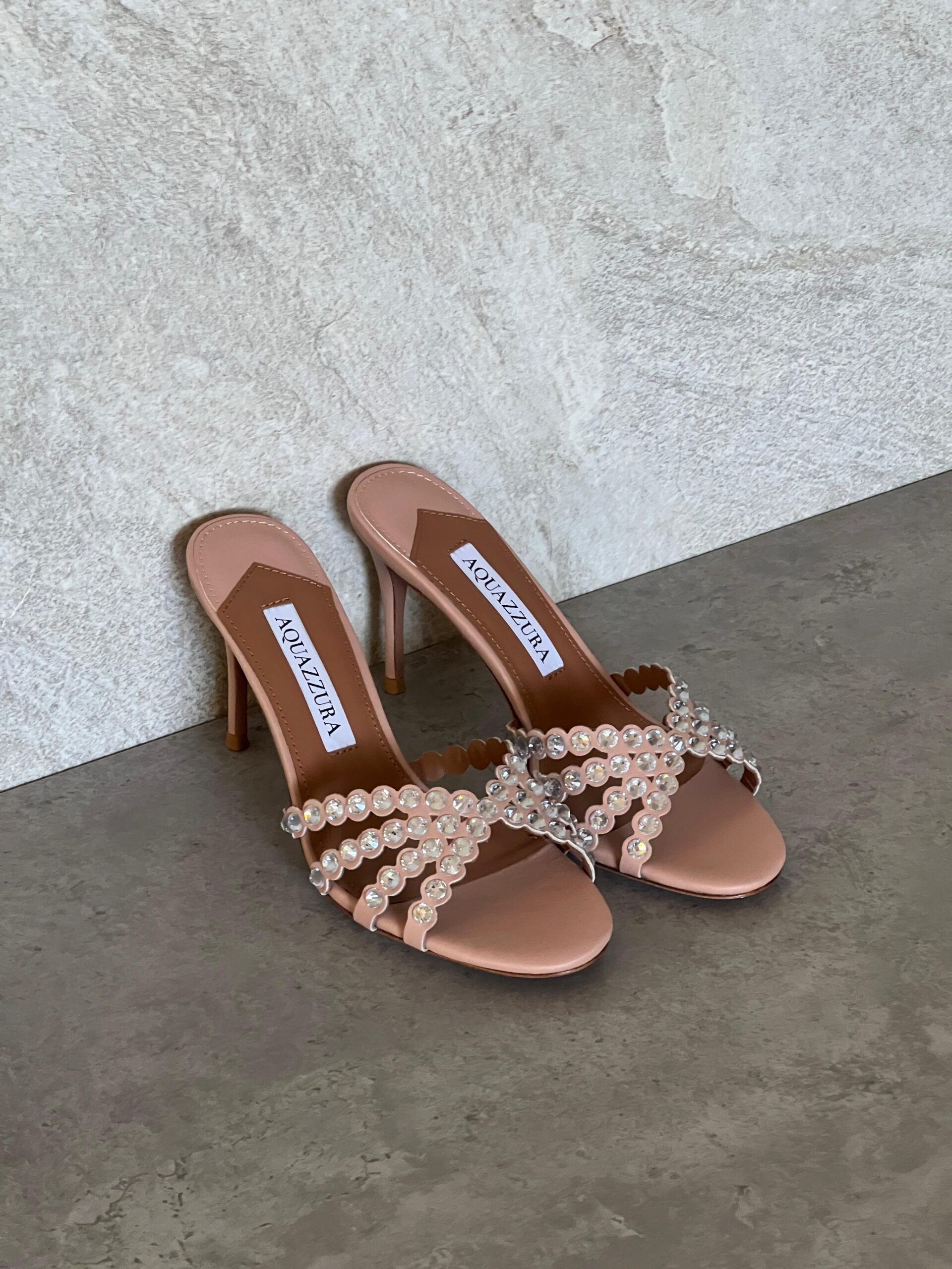 Aquazzura Embellished Tequila Mules 75 - Image 24