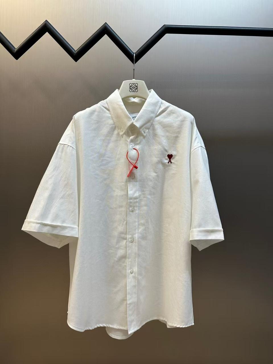 AMI Paris Ami De Coeur Cotton Shirt - Image 4