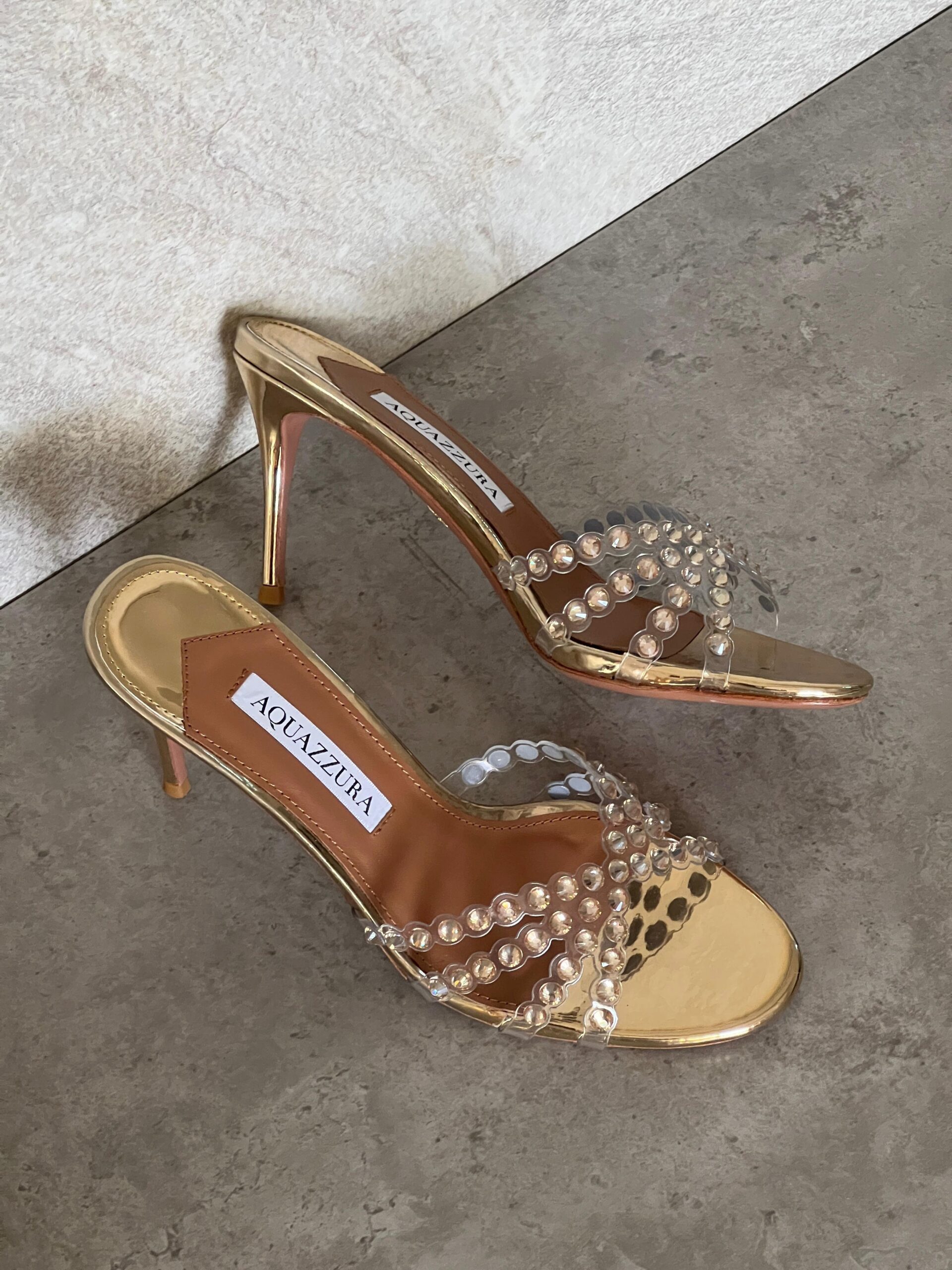 Aquazzura Embellished Tequila Mules 75 - Image 4