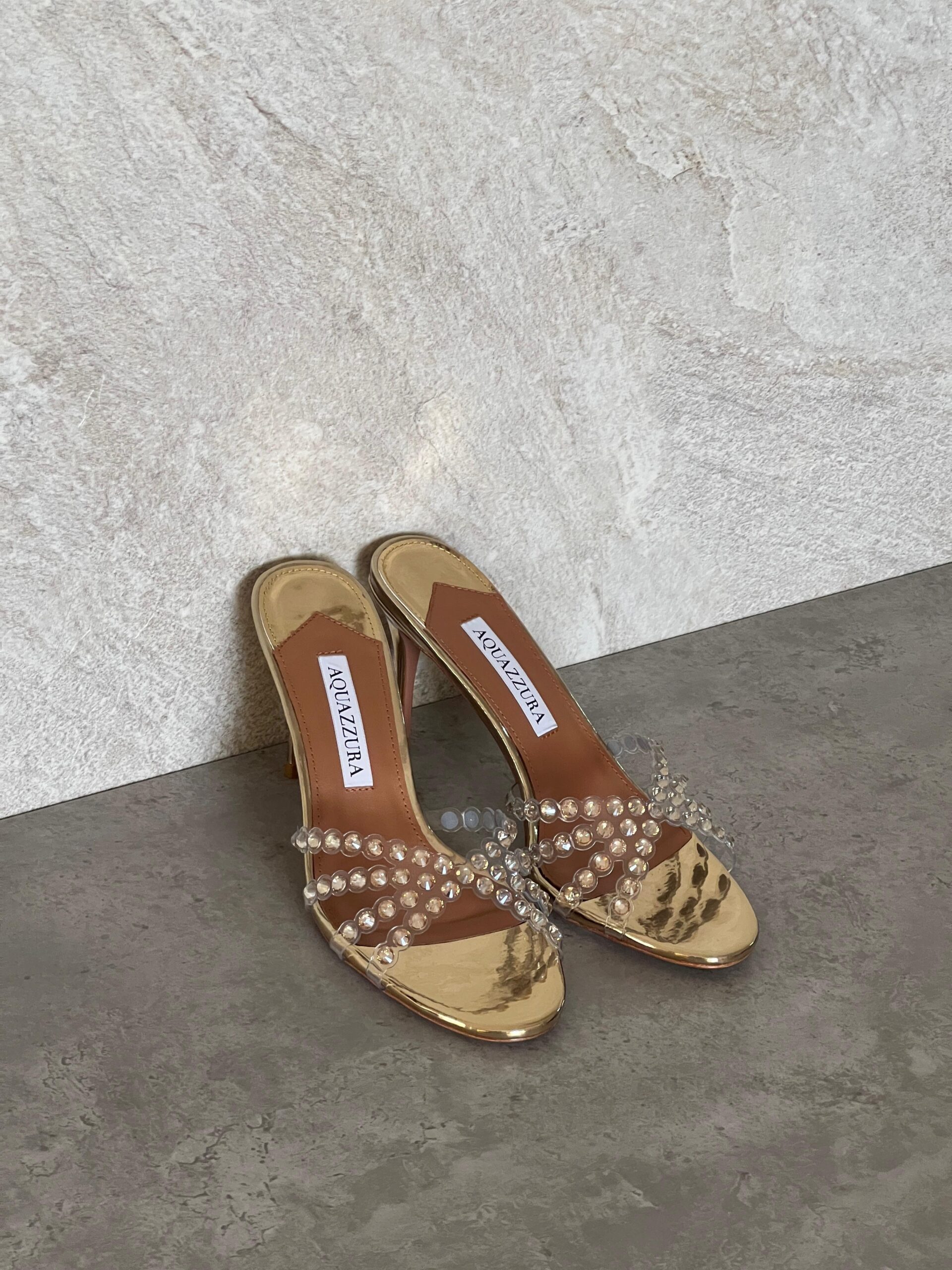 Aquazzura Embellished Tequila Mules 75 - Image 20