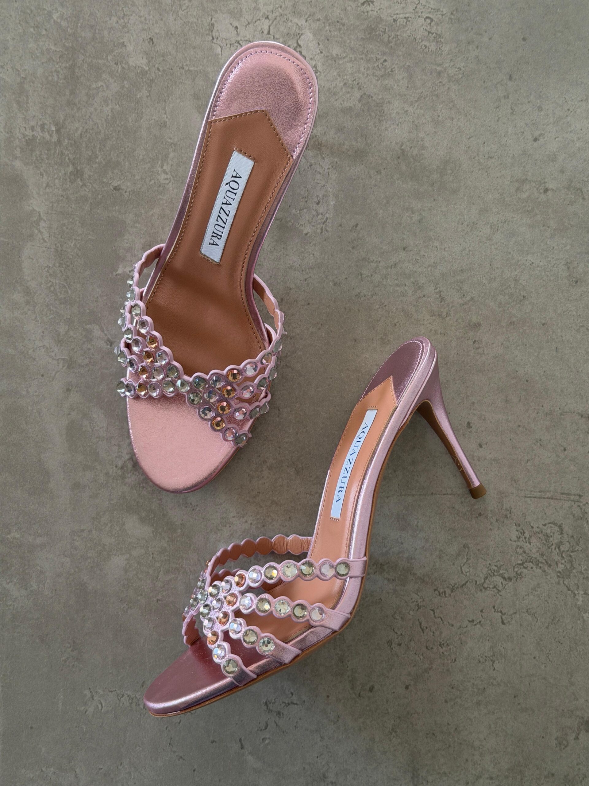 Aquazzura Embellished Tequila Mules 75 - Image 18