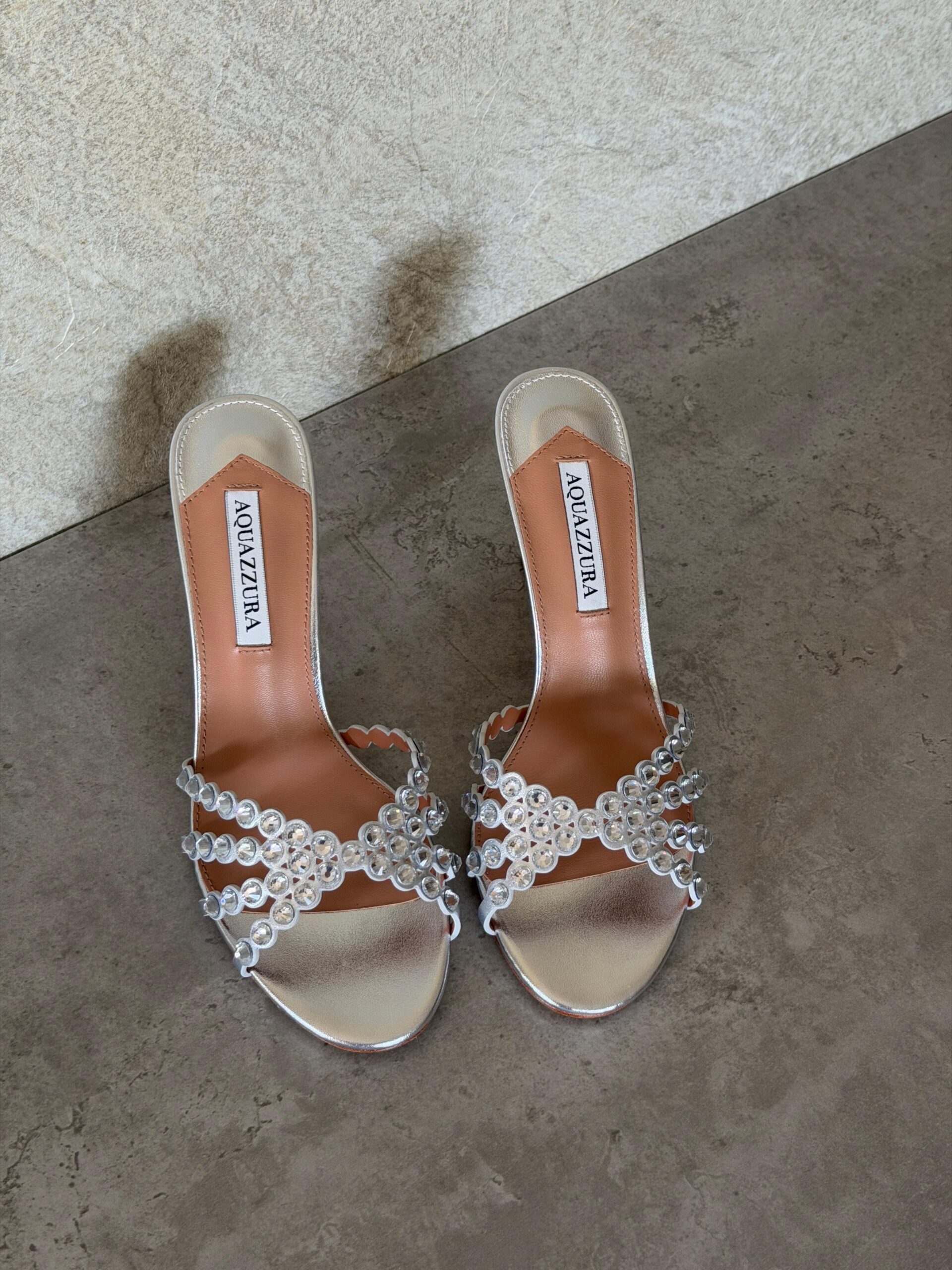 Aquazzura Embellished Tequila Mules 75 - Image 9