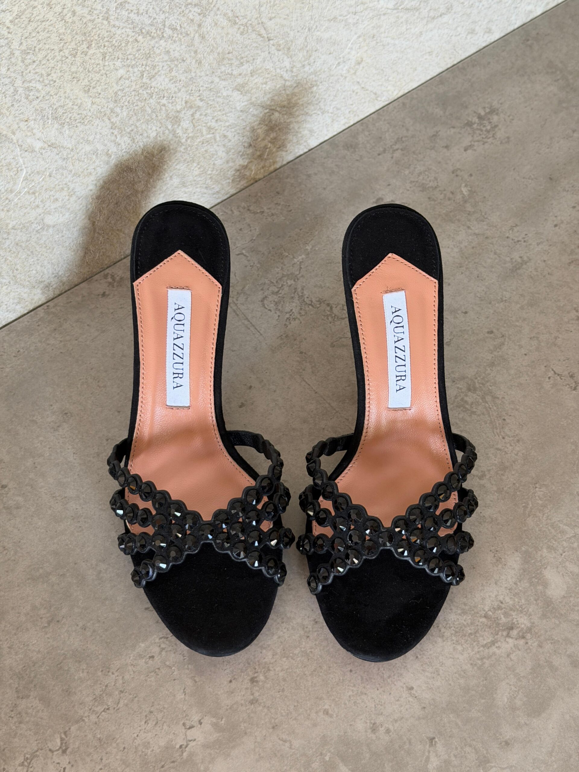 Aquazzura Embellished Tequila Mules 75 - Image 7