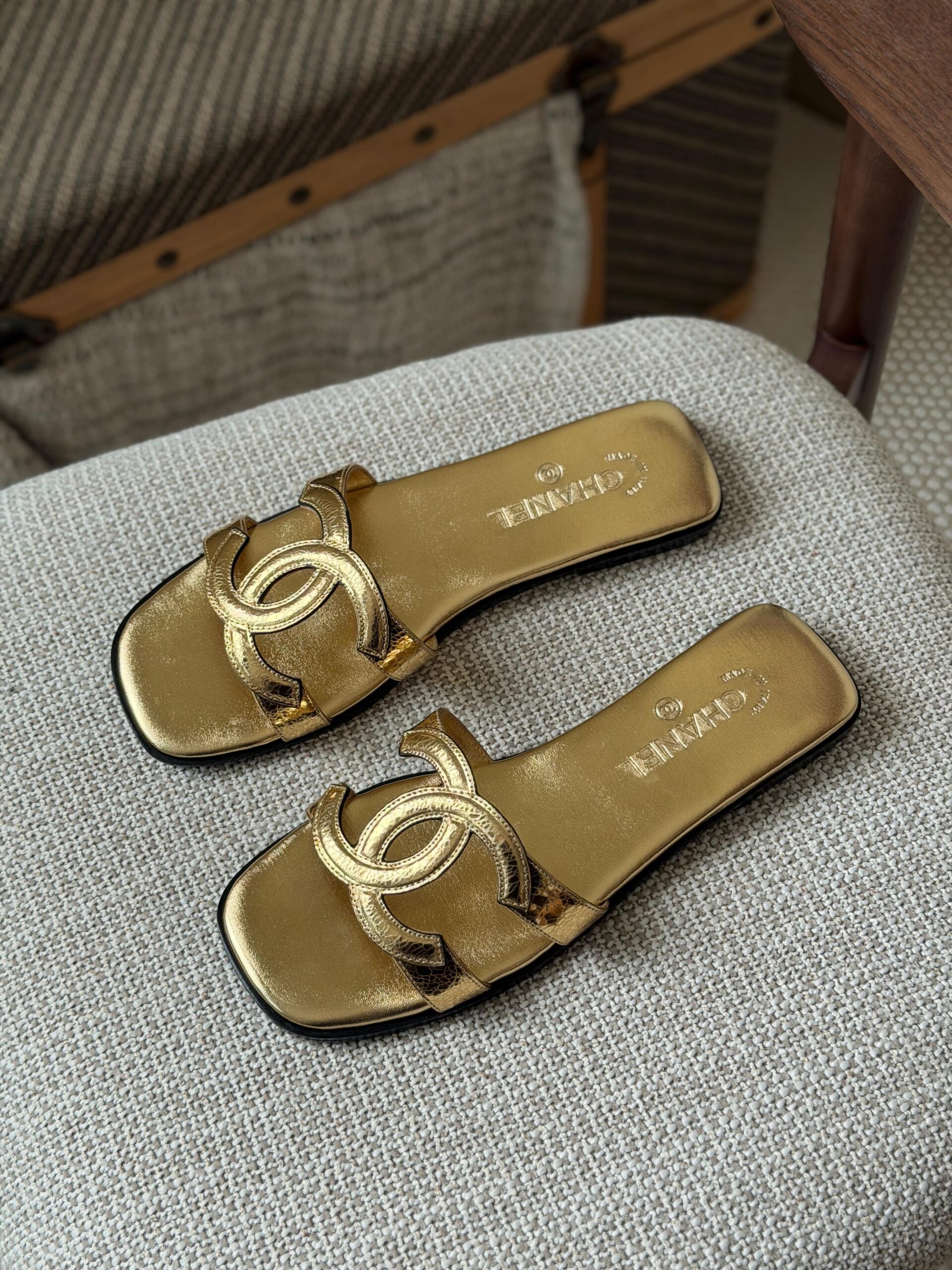 Chanel Laminated Calfskin