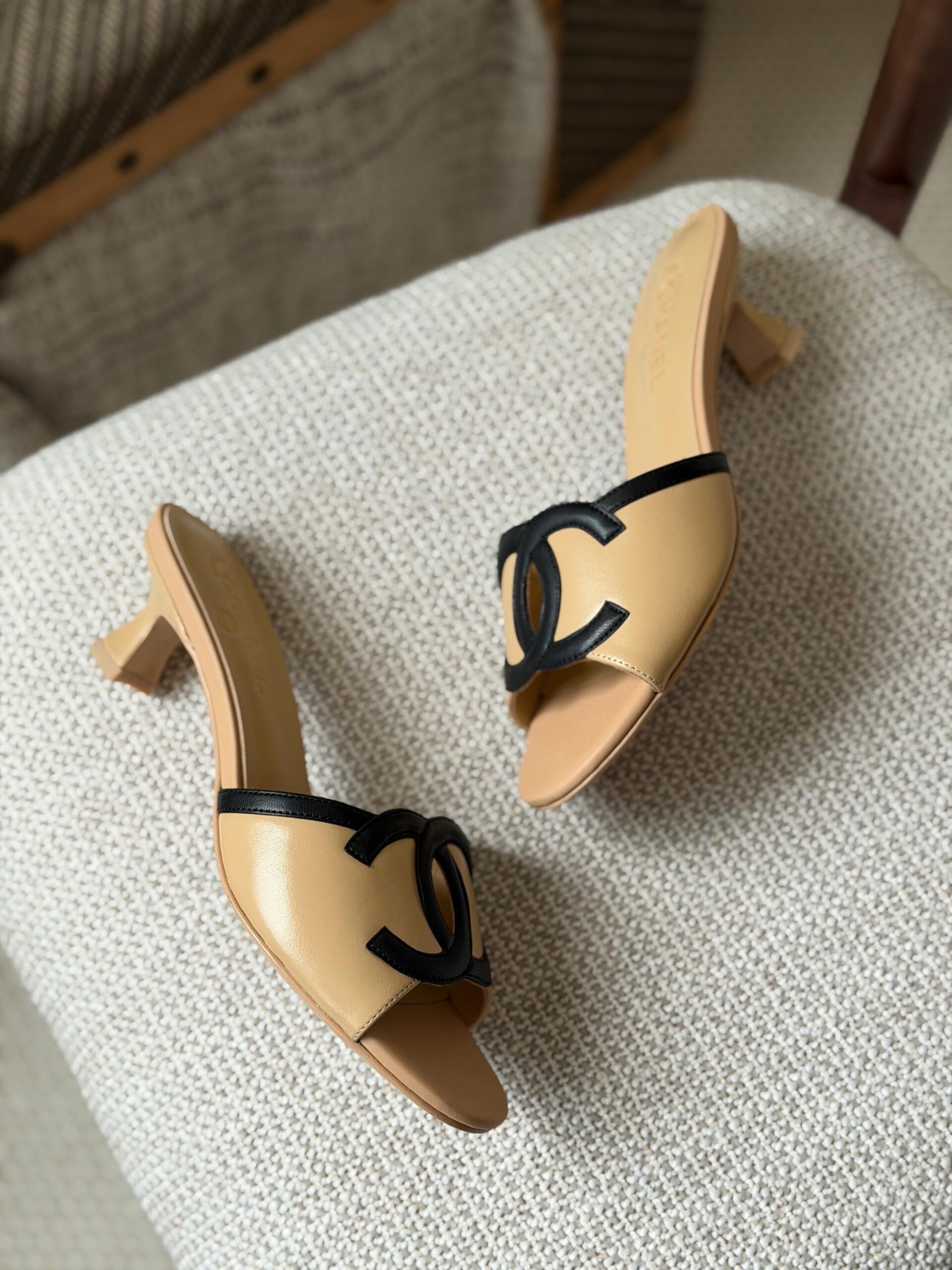 Chanel Lambskin Sandals - Image 16