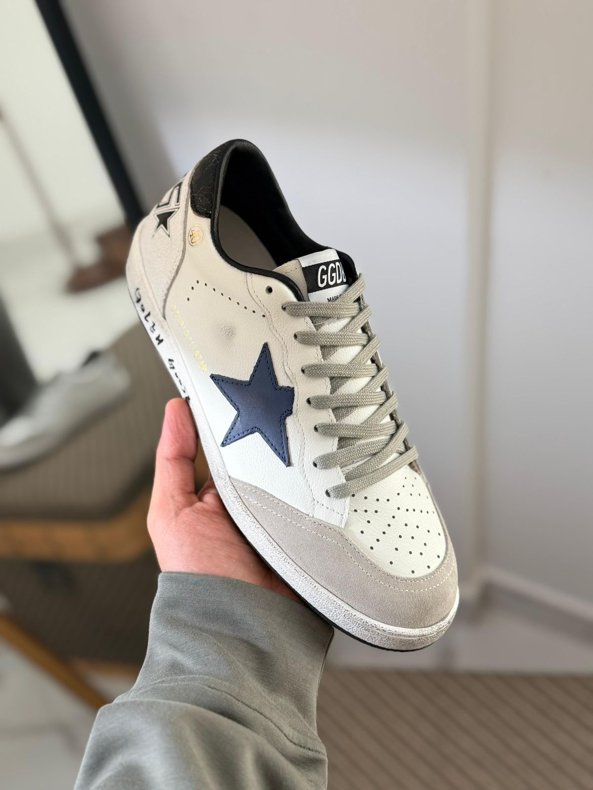 Golden Goose Leather Ball Star Sneakers - Image 5
