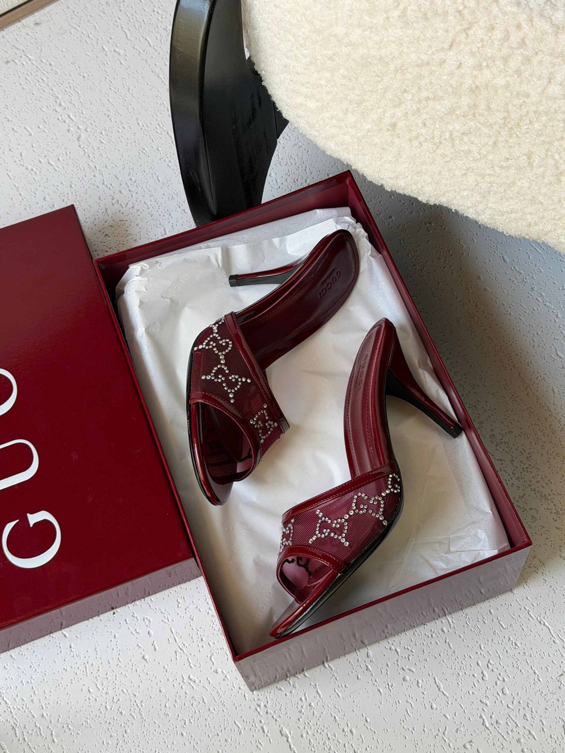 Gucci GG crystal sandals - Image 19