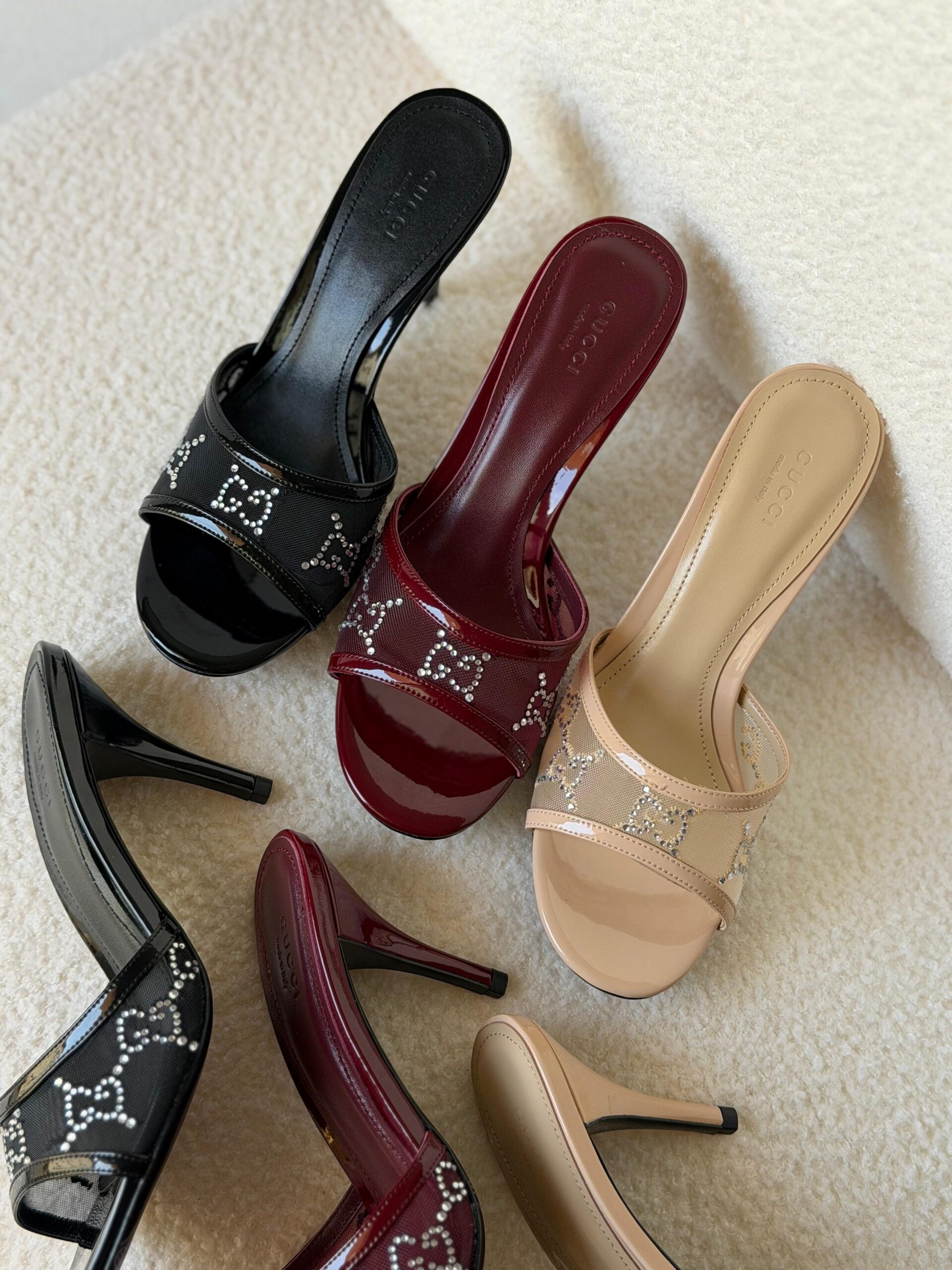 Gucci GG crystal sandals - Image 3