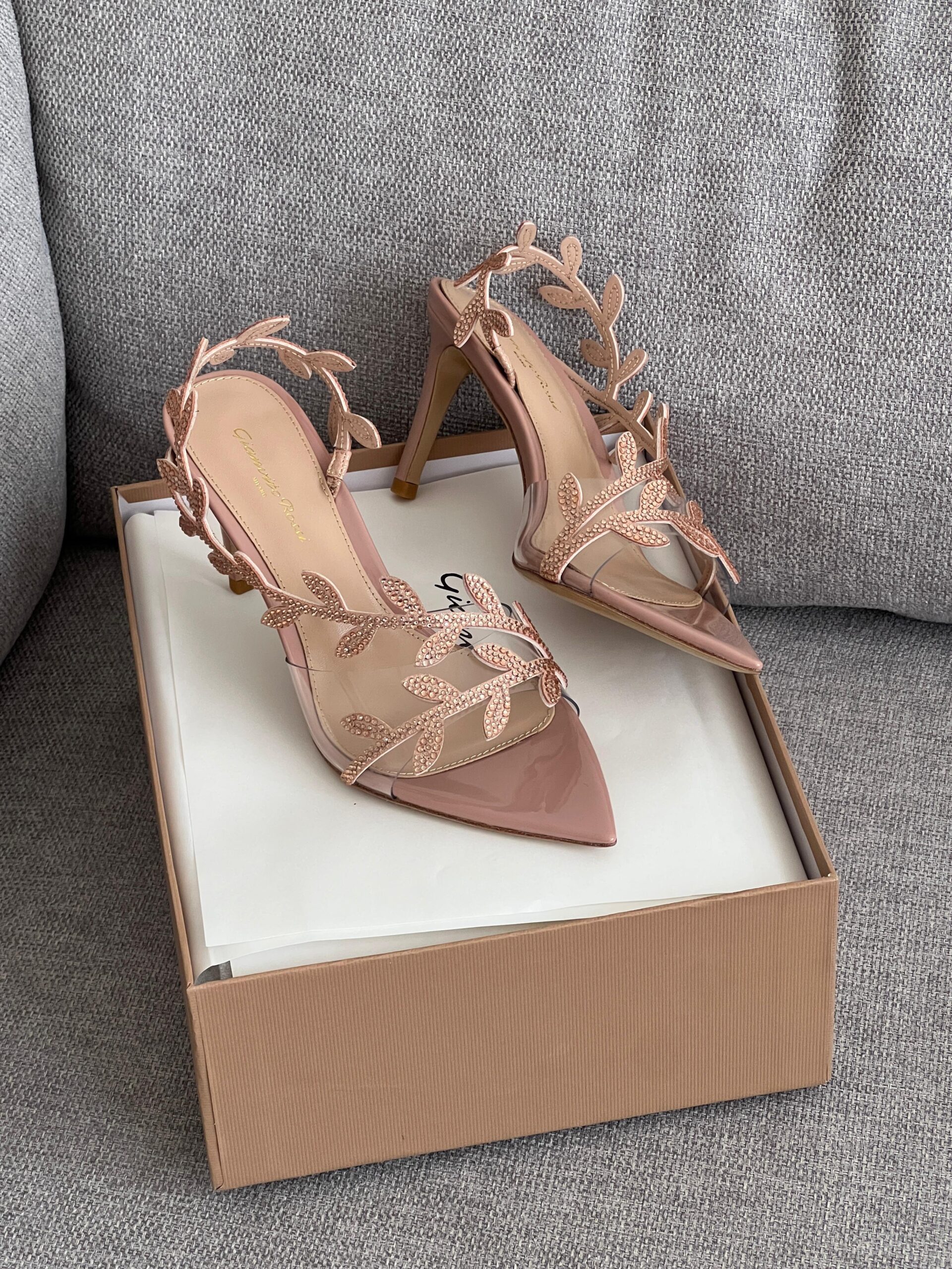 Gianvito Rossi Pointed Leaf Strap Sandals - Image 4