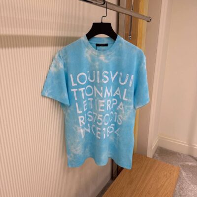 LV Tie-Dye Printed T-Shirt