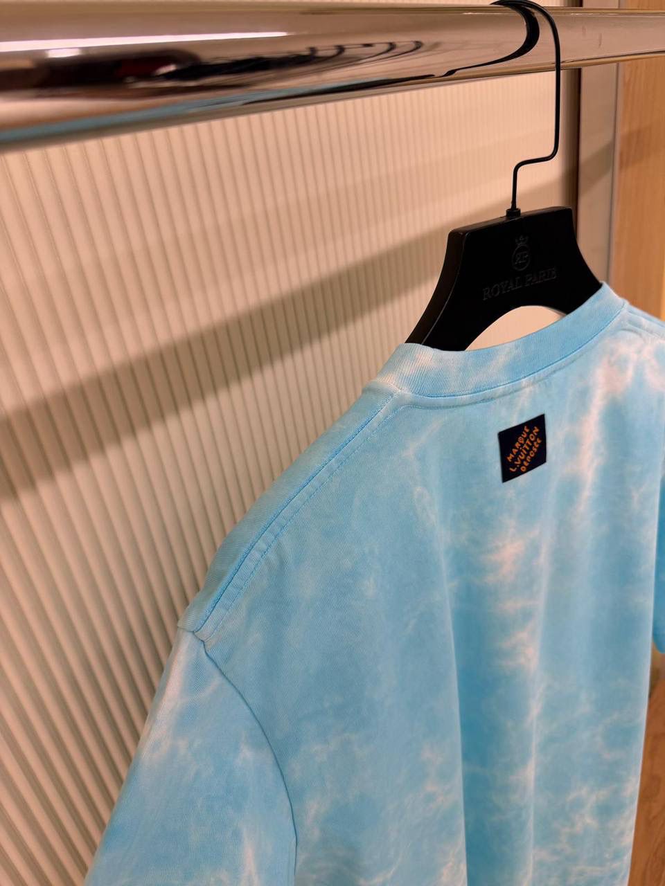 LV Tie-Dye Printed T-Shirt - Image 5