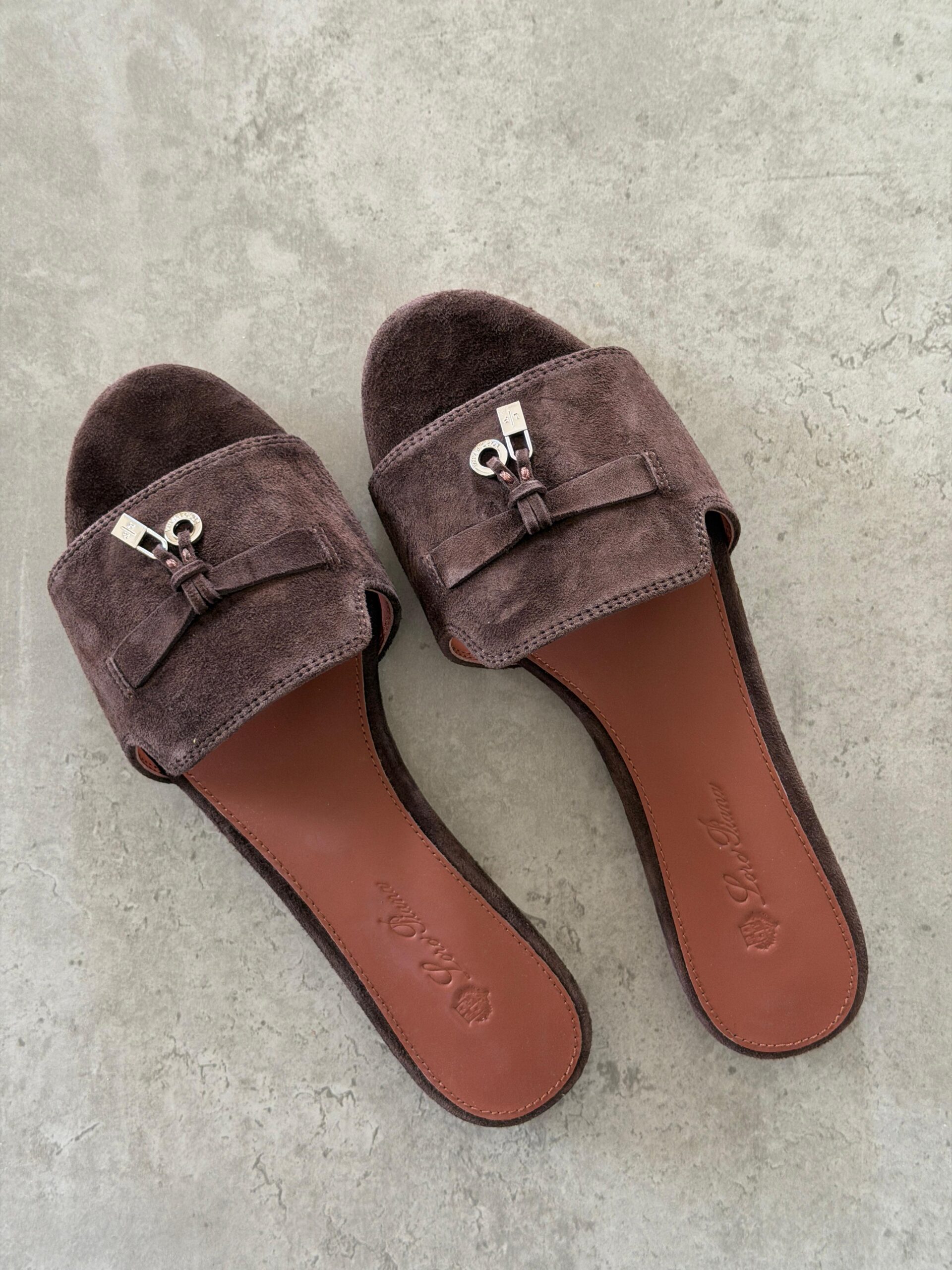 Buy Loro Piana brown Summer Charms Flats - Image 2