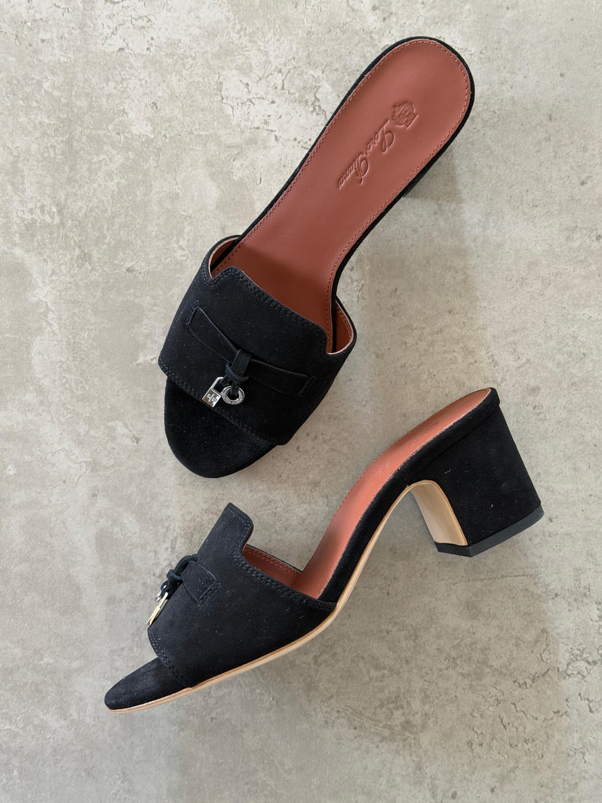 Loro Piana Summer Charms 55 Mule Sandals in Suede Goatskin - Image 16