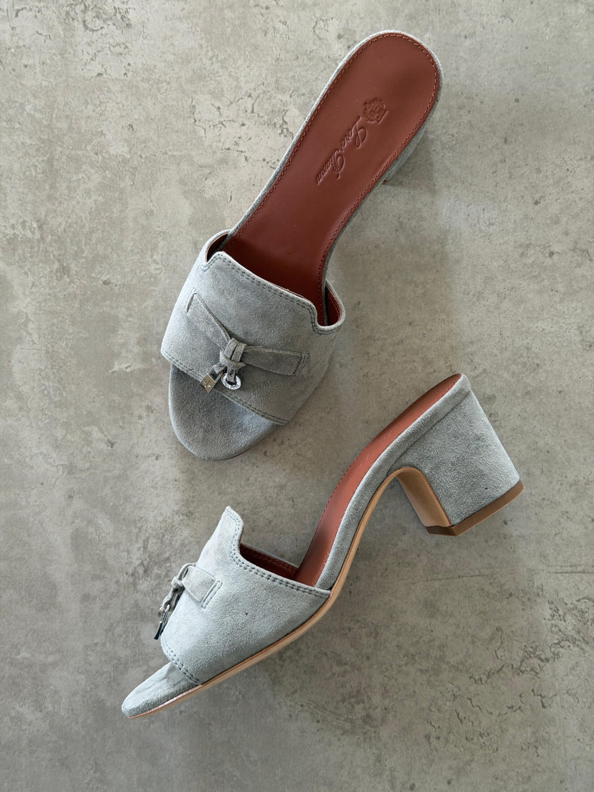 Loro Piana Summer Charms 55 Mule Sandals in Suede Goatskin - Image 25