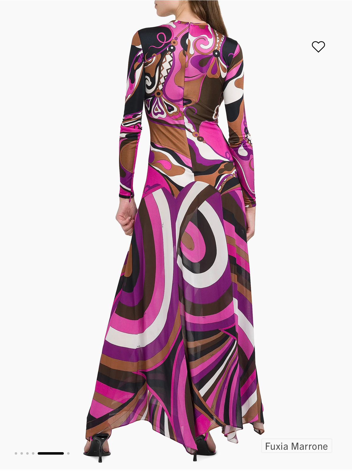 Pucci Parade Jersey Organzino Maxi Dress - Image 2